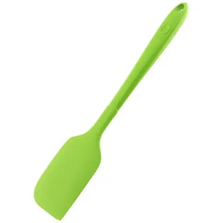 KOCHBLUME Design-Teigschaber L | Premium-Silikon & BPA frei| Hitzebeständig | Spülmaschinenfest | 30cm | Farbe: limette