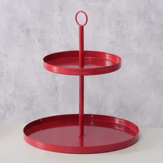Boltze Etagere Samina rot 34cm (1 Stück)