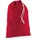 Baumwoll Utensilien Beutel Sportbeutel W115 classic red XS 14 x 20 cm