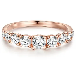 Trilani Ring Sterling Silber Zirkonia in roségold | Gr.: 59