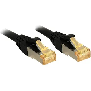 Lindy Patchkabel CAT 6a Rohkabel CAT 7) S/FTP Pimf LSOH Schwarz