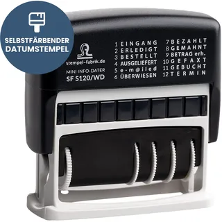 stempel-fabrik Datumstempel Mini-Info-Dater-SF S120/WD