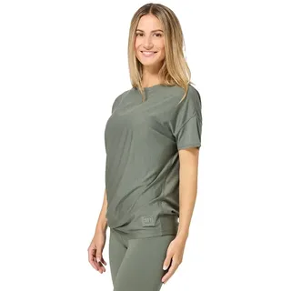 super.natural Yoga Loose Bio J Regular Fit Kurzarm-t-shirt - Eucalyptus - M