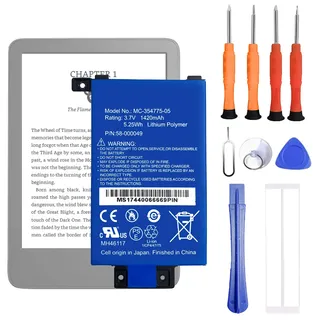 VUXYIT 58-000049 kompatibel mit Touch 6" 2013 Ersatzakku mit Reparatur-Werkzeugsatz
