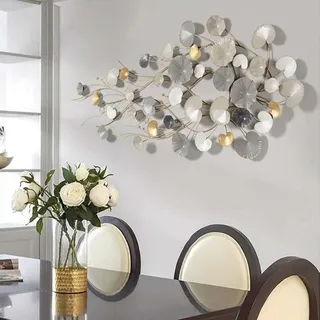 Kreative 3D-Metall-Wanddekoration, moderne Wandkunst, dekoratives Objekt, Wandbehang, Wandbild, Metallbild for Wohnzimmer, Schlafzimmer, Hintergrundwand