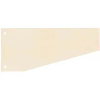 Wekre Trennstreifen Trapez 190 g/m2 Karton 24 x 10,5 cm chamois 100 Stück