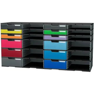 Exacompta MODULODOC, Standard Basiselement-Set, EcoBlack - Dunkelgrau