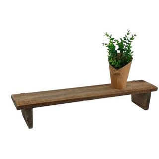 Holz Wandregal 58 cm mit Beinen - Hängeregal Baregal Küchen Regal zum hängen