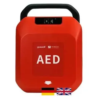 MEDX5 Primedic HeartSave Y mit manueller Schockauslösung, DE/EN
