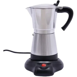 Endingfuny 300ML Elektrisch Espressokocher Elektrisch Kaffeekocher mit 360° Rotatable Basis Elektrische Espressokocher für 6 Espressotassen Elektrische Kaffeemaschine für Büro, Hause, Cafés