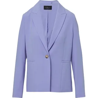 s.Oliver Antaillierter Blazer aus Viskosemix - blau - 40