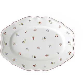 Villeroy und Boch Petite Fleur Platte oval, Premium Porzellan, 44 cm