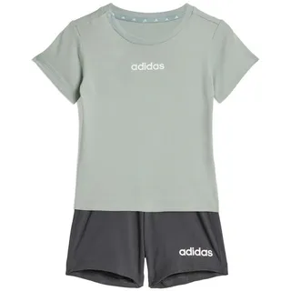 adidas Kinder Set I Lin T-Set 160 KB9670 92 - Wonder Sage/White/White - 92