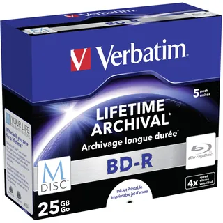 Verbatim M-Disc BD-R 25GB 4x bedruckbar
