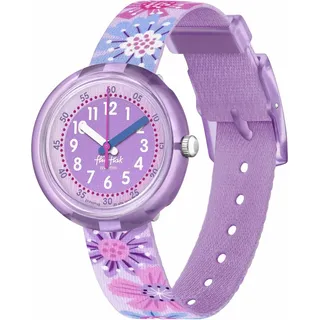 Flik Flak Flower Chaos Kinderuhr lila