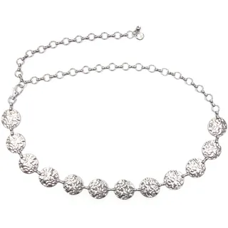 COLLEZIONE ALESSANDRO Kettengürtel Metall Silber 105