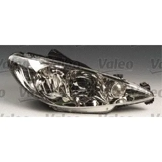 Valeo Hauptscheinwerfer Peugeot 206 Rechts Halogen