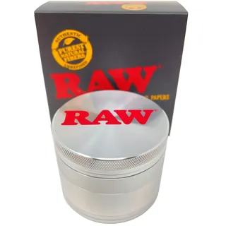 RAW Aluminium Grinder - 4 Teilig mit Schaufel - 56mm