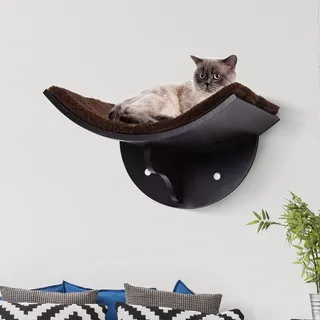 PawHut Katzenliege Wandliege 41 x 28 x 21 cm Braun