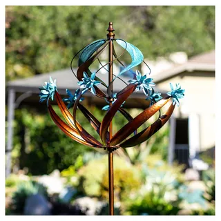Winwindspinner Outdoor Metall Windspiel für Hof Garten - Große kinetische Windskulpturen Spinner Outdoor Dekoration, Geschenk für Geburtstag, Jubiläum, Einweihung, Weihnachten (B26 x H86)