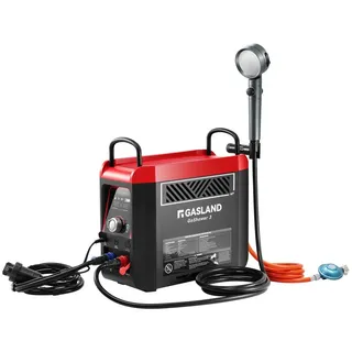 GASLAND Go Shower G5 Pro Gas-Durchlauferhitzer, Propan (37 mbar)/Butan (28-30 mbar) Wassererhitzer für den Außenbereich mit 4.3L/min Pumpe, Warmwasserdusche für den Campinggebrauch