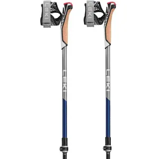 Leki Traveller Carbon 90 - 130 cm midnightblue-dark metallic-light anthracite-white