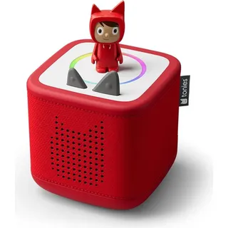 Tonies Toniebox 2 Starter-Set Rot mit Kreativ-Tonie