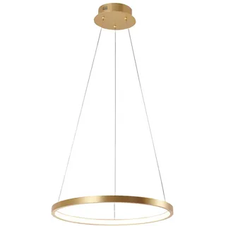 just light. Just Light Pendelleuchte Circle Gold Ø 40 cm