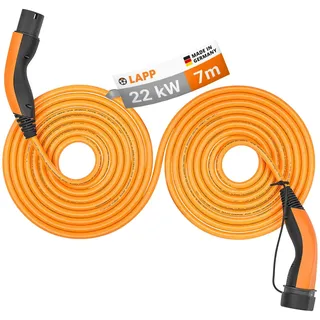 Lapp MOBILITY Helix Typ 2, bis zu 22 kW, 7 m, orange