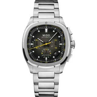 Mido Multifort TV Chronograph grau Edelstahl 42 mm M049.527.11.081.00