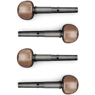 Wittner 270131S04-P, Set mit 4 Violin Feinstimmwirbeln, für 1-2-1-4 Violine, Ø 7,2-1:30, Palisanderfarben, 4er Pack, Made in Germany