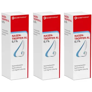 3x Nasentropfen AL 0,1% 3x10 ml Lösung
