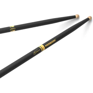 ProMark Schlagzeug Sticks - Anton Fig Drum Sticks - ActiveGrip - Wird klebriger, wenn die Hände schwitzen - Active Grip Finish, Große runde Spitze, Hickoryholz - 1 Paar