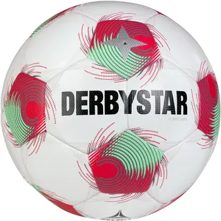 derbystar Tempo APS Fußball Spielball weiß/rot/grün 5
