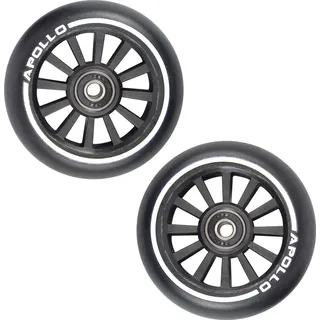 Apollo Stunt Scooter Ersatzräder Pro Wheels - ABEC9 Kugellager, SCHWARZ|grau 100 MM