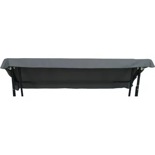GO-DE Ersatzdach für Hollywoodschaukel Einzelset 190 bis 215 x 120 bis 140 cm Polyester grau