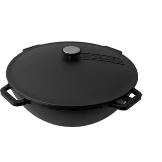 robari Kazan Gusseisen 12 Liter mit Deckel aus Gusseisen Wok Asia