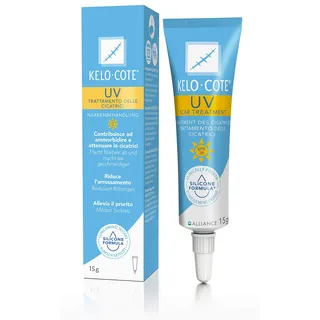 KELO-COTE UV SPF30 Silikon-Narben-Gel 15g mit Sonnenschutz, für chirurgische Narben, erhabene, wulstige Narben wie hypertrophe Narben und Keloide, Verletzungen