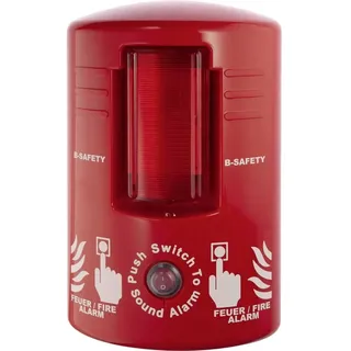 B-Safety TOP-ALARM Lokaler Feuer-Alarm, Sirene, Blitzlicht