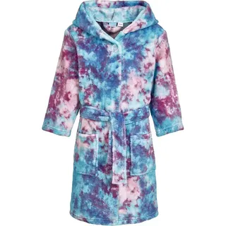 Playshoes Fleece-Bademantel Batik in türkis | Gr.: 134/140