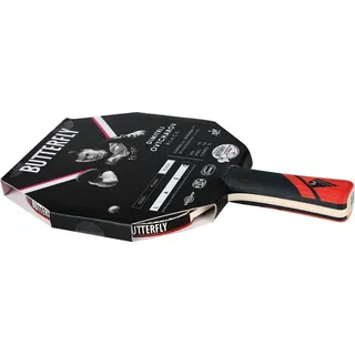 Butterfly Tischtennisschläger Ovtcharov Black | Konkaver Griff, 2,1mm Schwamm,