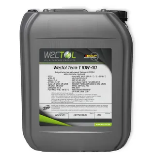 WECTOL Terra T 10W-40 STOU 10w40 20 Liter Traktoröl für Motor, Getriebe, Hydrauliken HLP HLPD HVLPD
