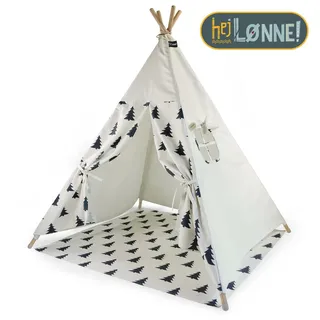 Hej Lonne Tipi Zelt Muster mit Bäumen - B/H/T ca. 93,00x16,00x12,00