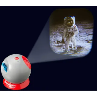 Bresser Junior 8847300 - Weltraum-Projektor MAXI mit 24 astronomischen Bildern zum projizieren auf eine Wand