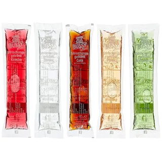 Bussy Wassereis Mix Erfrischungsgetränk Eis 50 St. 5 Sorten Mix (7,50 EUR/l)