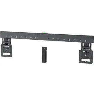 goobay Ultraslim TV-Wandhalterung Basic FIXED (XL), Schwarz