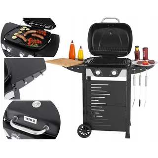 Yato Elektrogrill 2300W Standgrill  schwarz
