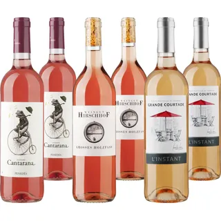 Probierpaket «Leicht und lebendig» 3 x 2 Fl. = 6 Flaschen Roséwein, Bio Probierpakete