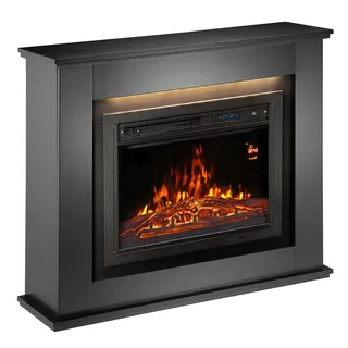 Elektrischer Kamin - Schwarz