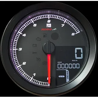 Koso Hd-01-04 Drehzahlmesser/Tachometer für Harley Sportster und Dyna